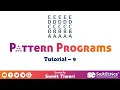 Pattern Programs Tutorial Part 9 - Character Pattern Pattern 8