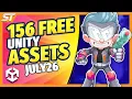 150 FREE Unity Assets July 2026 - Asset Store