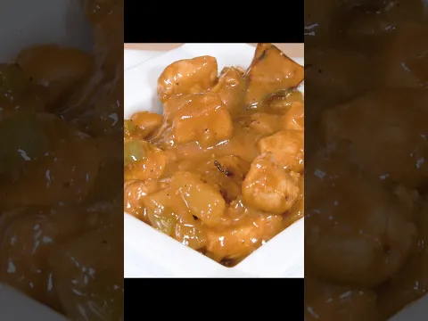 Pollo con Piña en Salsa Agridulce Estilo Restaurante Chino #shorts