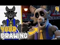 Turning YOUR Drawings Into FNAF Animatronics