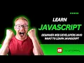 Learn JavaScript Learn how to code web pages using JavaScript