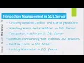 SQL Transaction Management in SQL Server and C