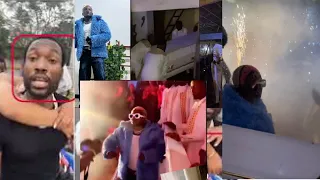 meek mill in ghana portable like dead man inside white burial coffin speed darlington fall in