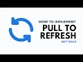 Pull to Refresh in Net MAUI - NET MAUI Tutorial Step-by-Step 4K