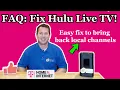 How To Fix Local Channels - Hulu Live TV