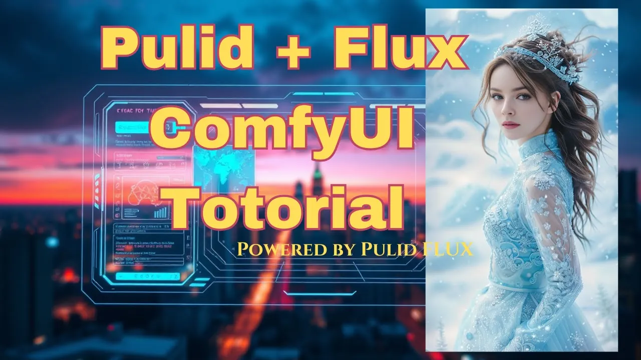 Pulid Flux on ComfyUI for Mac users or PC users - step by step - Mac AI Tutorial Video Thumbnail