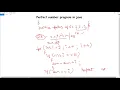 Perfect Number in Java Java Program to Check if a given Number is Perfect Number