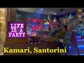 Lagu Kamari Santorini Nachtleven 2025 Kamari-strand in 4K