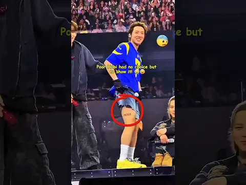 Tae got RM's permission to reveal Hobi’s tattoo 😂😭 #bts
