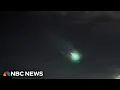 Meteors streak across California and Texas