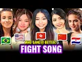 Download Lagu FIGHT SONG - Li Peiling 🇨🇳, Celine Tam 🇭🇰, Elena Brnic 🇭🇷, Heloísa Gibertoni 🇧🇷 \u0026 Angelica Hale 🇺🇲
