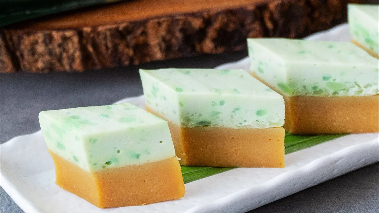 Kuih Talam with Chendol Recipe   