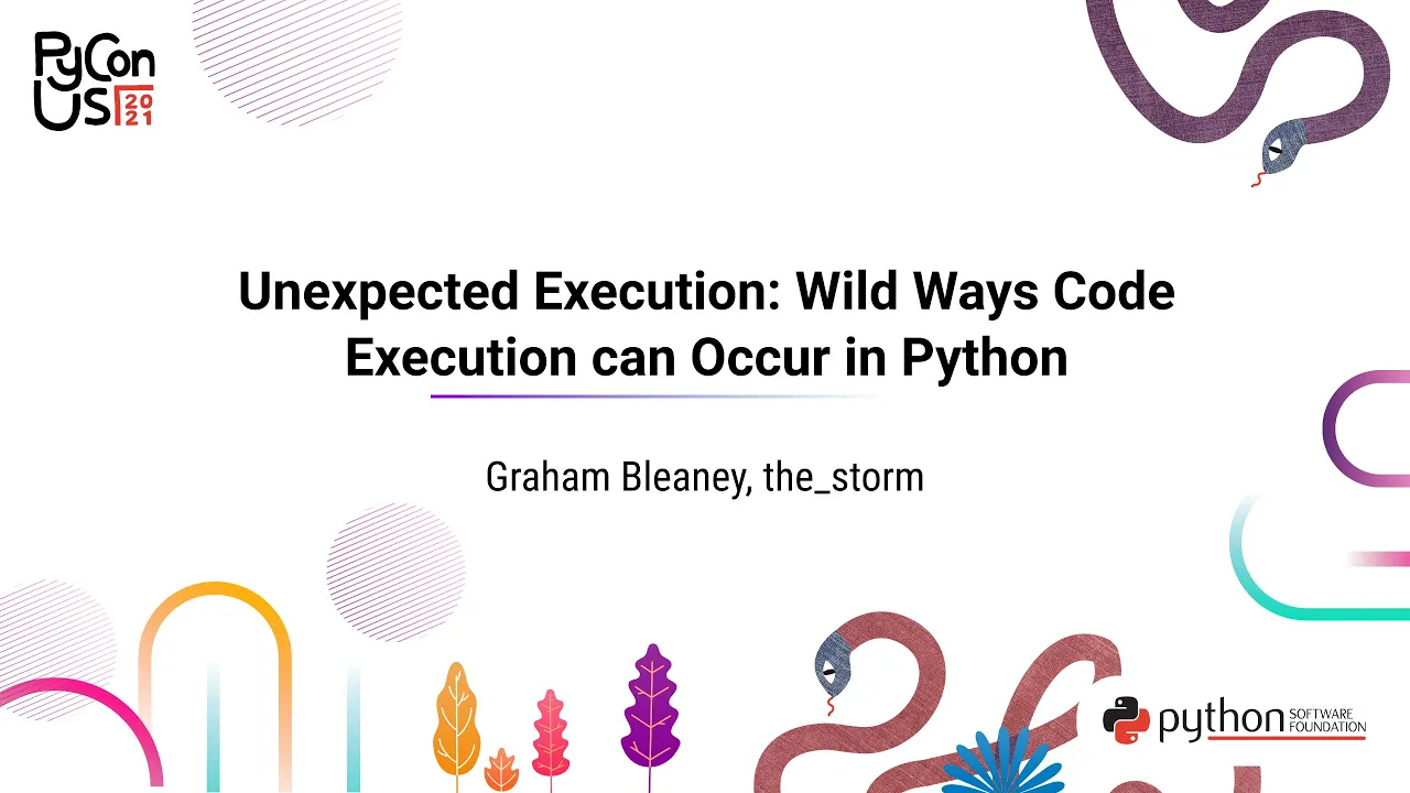 Image from Unexpected Execution: Wild Ways Code Execution can Occur in Python