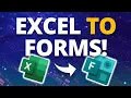 How to Connect Excel to Microsoft Forms SURVEY TIPS