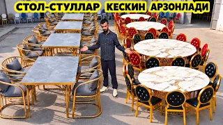Уста темир Стол-стуллар нархини анча арзонлатди. Цех