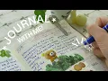 junk journal with me how I like to journal no BGM just bad writing ASMR