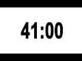 41 Minute Countdown Timer with Alarm