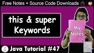 this and super keyword in Java