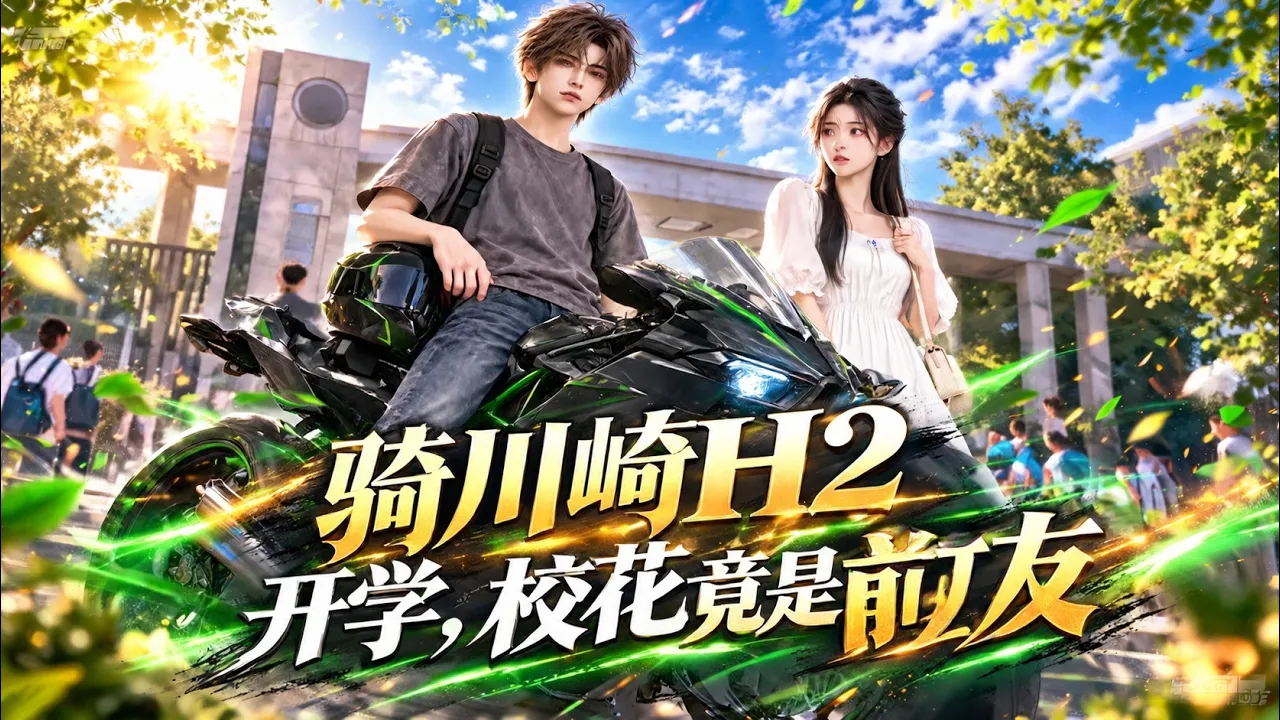 Riding a Kawasaki H2 to school, he discovers the campus beauty is actually his ex-girlfriend
