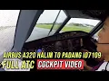 FULL ATC - Airbus A320 Halim to Padang ID7109 - by Vincent Raditya Batik Air Pilot - Cockpit Video