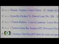 Packers ticket scam warning