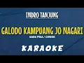 Lagu GALODO KAMPUANG JO NAGARI | KARAOKE NADA PRIA / COWOK