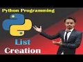 Python Lists List Introduction in Python - In Hindi Python List with examples