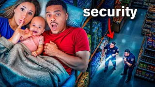 We SECRETLY lived in a Grocery Store… 