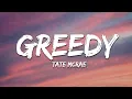 Download Lagu Tate McRae - greedy (Lyrics)