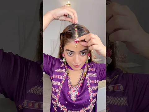90s inspired Flower Jewellery Hairstyle 🧚