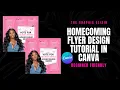 Learn How To Design A Homecoming Flyer In Canva Beginner Friendly