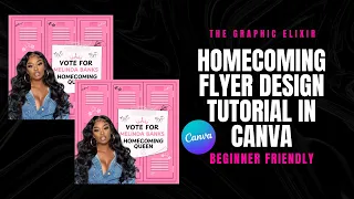 Learn How To Design A Homecoming Flyer In Canva Beginner Friendly