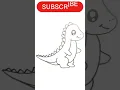 Easy Dinosaur Drawing