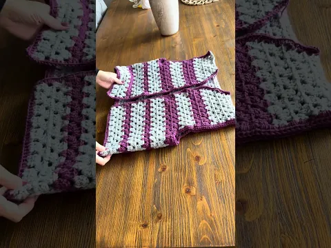 350 gr İp iile Tığişi Yelek