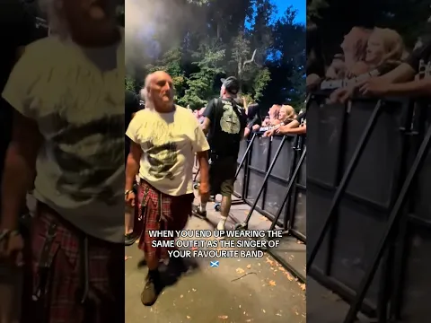 TOLMINATOR FESTIVAL - Wearing a kilt to watch @bleedfromwithin 🤌