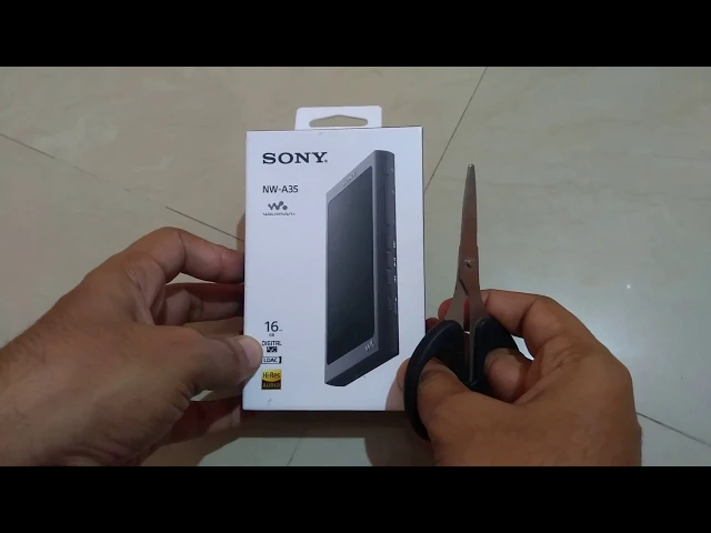 Download MP3 Sony Walkman NW-A35 unboxing