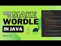 Create a Wordle Clone in Java