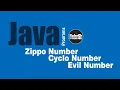Java 3 programs Zippo Number Cyclo Number Evil Number by