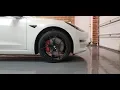 New TSportline Wheel installation of Tesla Model 3 Performance P3D