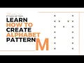 Python Tutorial How to Create Alphabet Pattern M