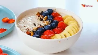 Tropical Smoothie Chia Oatmeal Pudding Recipe