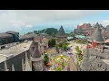 Download Lagu Smooth 4K Aerial Footage Highlighting Ba Na Hill’s French Architecture | 4k Video Stock Footage