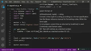 How to create a digital clock using python and Tkinter for beginners