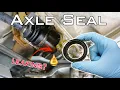 How To Replace a Leaking Axle Seal Fix Front Axle Oil Leak Fast