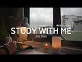 Download Lagu 2-HOUR STUDY WITH ME | Calm Piano ️🎹 Rain sound🌧️ | Pomodoro 50/10 | Rainy Day - Spring 2024 🌸