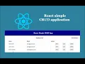 React simple CRUD application React Hooks Typescript