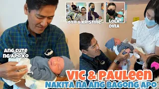 bosing vic sotto at pauleen luna dinalaw na ang bagong apo kay danica sotto kasama si tali