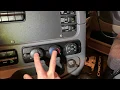 Resetting the HVAC System on First Generation Freightliner Cascadias