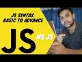 JavaScript Syntax JS full course Syntax basic to advance - JS