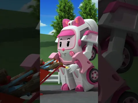 让我们把垃圾清理干净吧！  #变形警车珀利 #shorts
